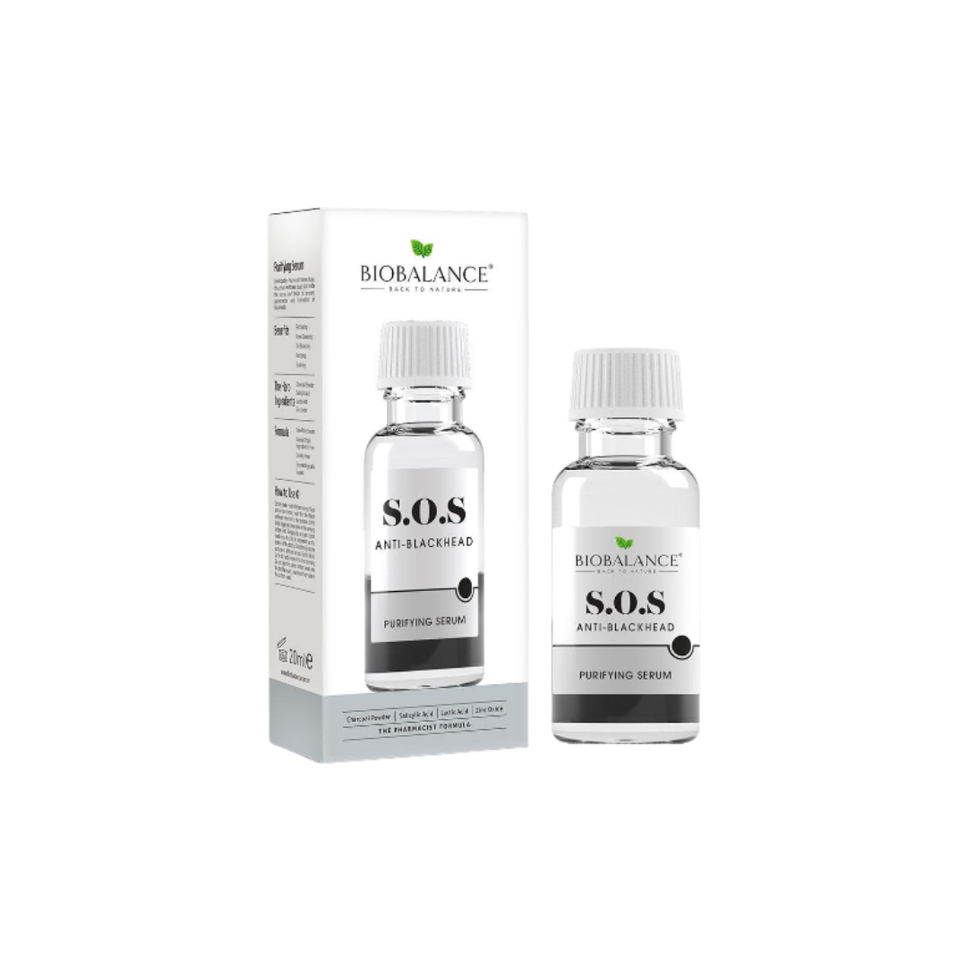 Bio Balance S.O.S anti  blackhead - 20 ml  | بايو بالانس سيروم الطوارئ مضاد للرؤوس السوداء - 20 مل