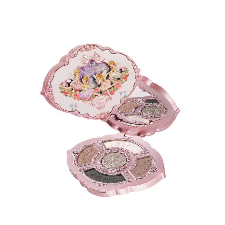Flower Knows Midsummer Fairytales Embossed Five-Color Makeup Palette - 6.5g | فلاور نوز باليت اي شادو - 6.5 غرام