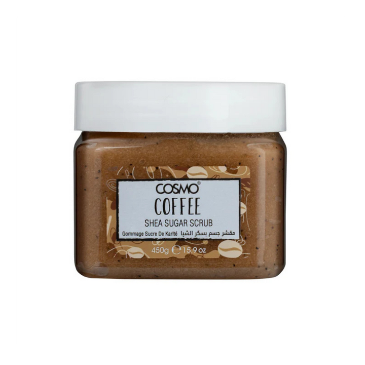 COSMO Coffee Shea Sugar Scrub - 450g | كوزمو مقشر الجسم بالسكر و القهوة و الشيا - 450 غرام