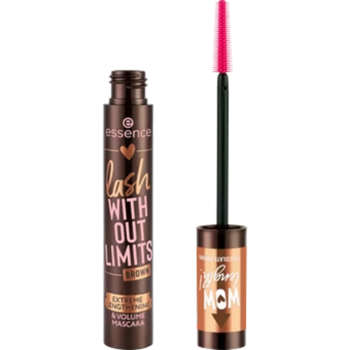 Essence Love It A Choco' Lot! lash Without Limits Brown Extreme Lengthening & Volume - 13 ml | ايسنس ماسكارا لوف ايت شوكو - 13 مل