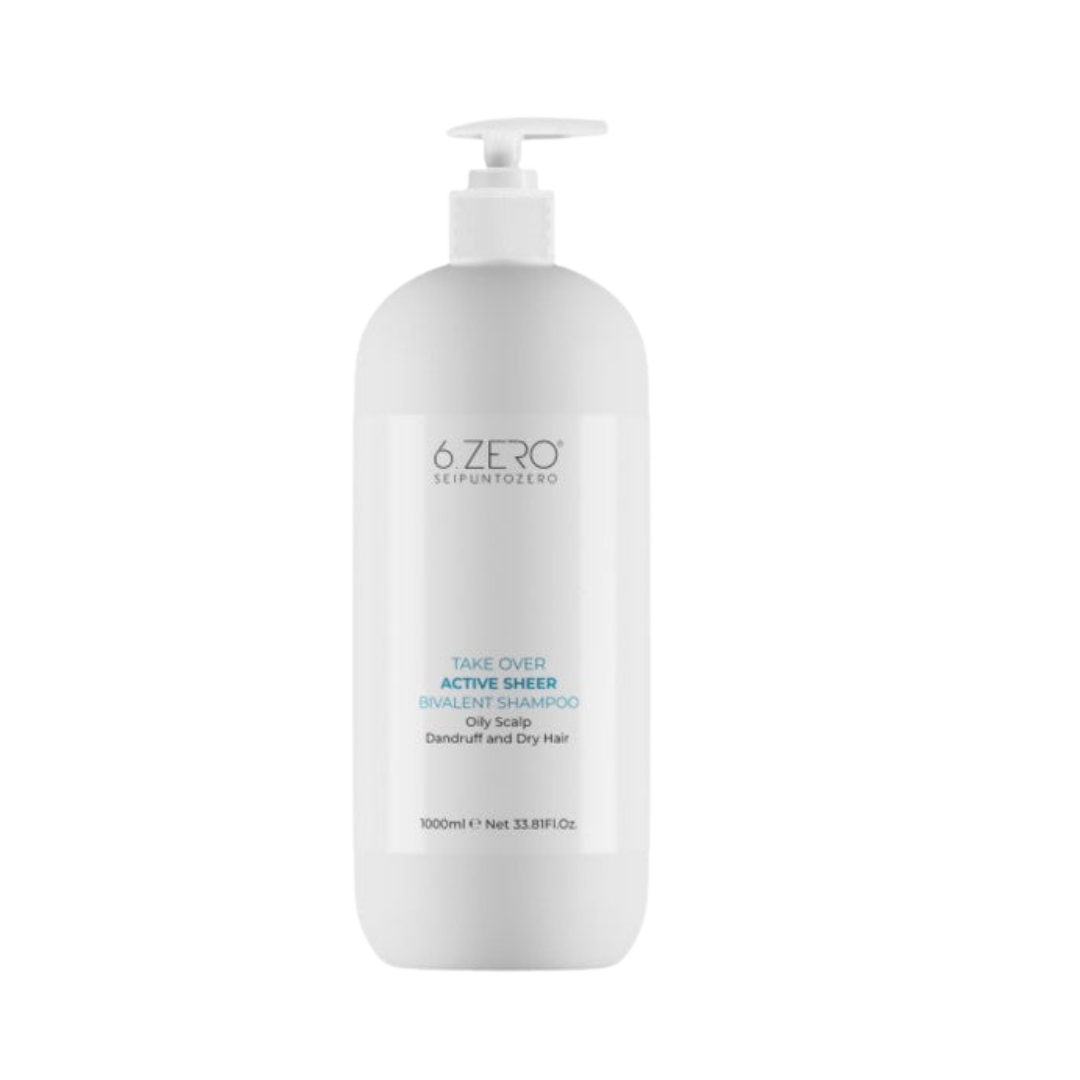 Take over Shampoo For Oily Hair Active Sheer - 1000ml | شامبو ثنائي الطور للشعر الدهني - 1000 مل