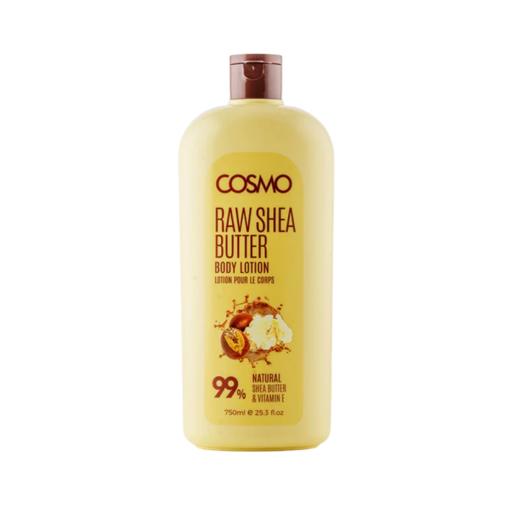 COSMO Raw Shea Butter Body Lotion 99% Natural - 750ml | كوزمو لوشن للجسم بزبدة الشيا - 750 مل
