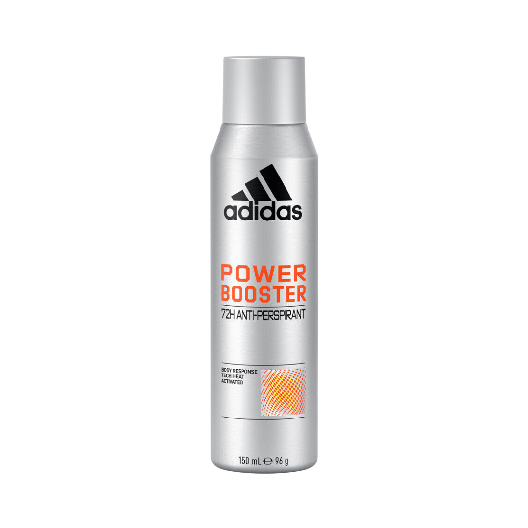 Adidas Power Booster Antyperspirant Spray -150ml | اديداس بخاخ مزيل تعرق باور بوستر - 150 مل