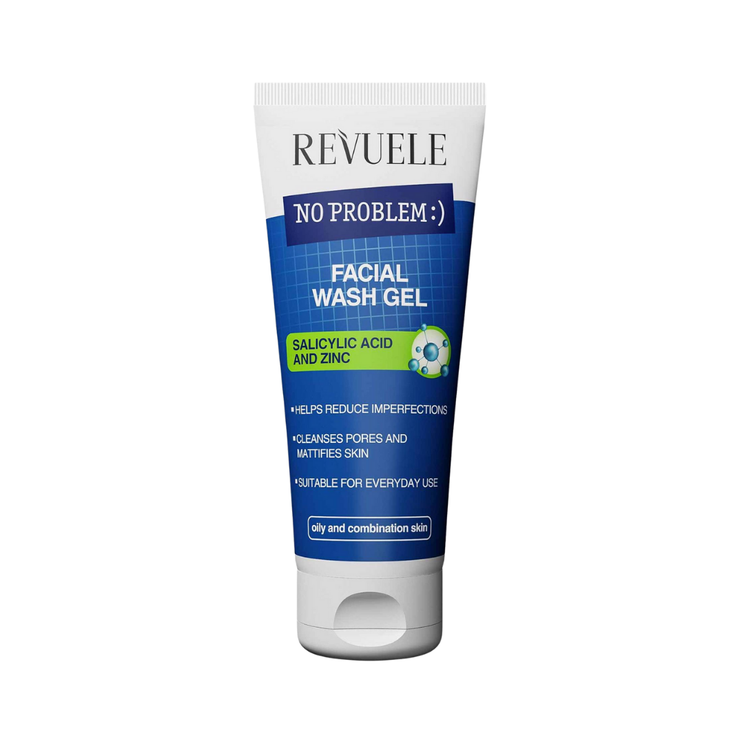 Revuele Cleansing Gel with Salicylic Acid and Zinc - 200ml | ريفويل غسول جل مع ساليسليك اسيد و الزنك - 200 مل