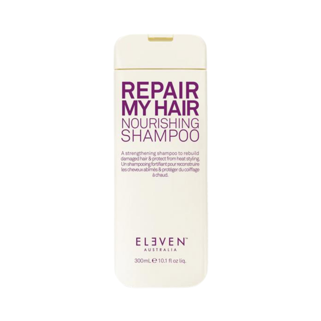 Eleven Australia Repair My Hair Nourishing Shampoo - 300ml| ايفيلن استراليا شامبو مغذٍ ومُرمم مصمم لإصلاح الشعر التالف-300 مل