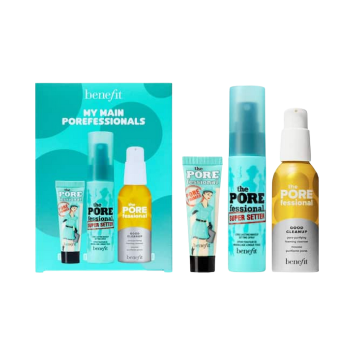 BENEFIT Cosmetics My Main POREfessionals Value Set - 3 pieces | بنفت مجموعة العناية بالبشرة - 3 قطع