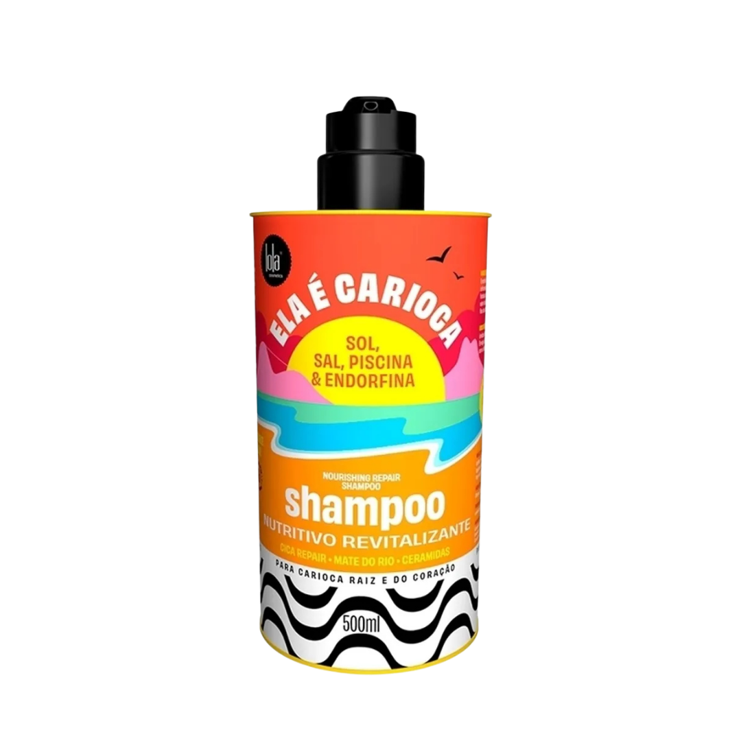 Lola from Rio Ela E Carioca Shampoo Nutritivo Revitalizante - 500ml | لولا فروم ريو شامبو مغذي و منعش للشعر - 500 مل