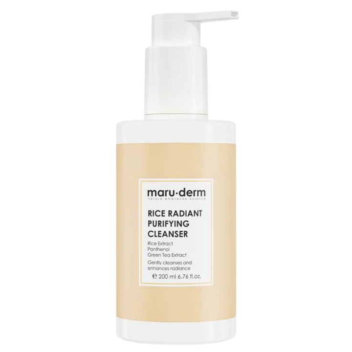 maru.derm Rice Radiant Purifying Cleanser - 200ml | مارو.ديرم غسول منقي للوجه بالأرز - 200 مل