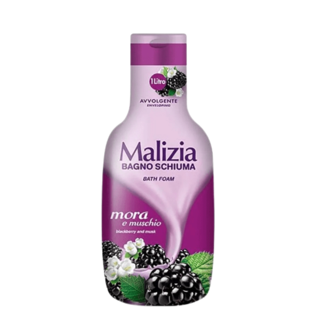Malizia Blackberry And Musk - 1000ml | ماليزيا شاور جل برائحة التوت الأسود و المسك - 1000 مل