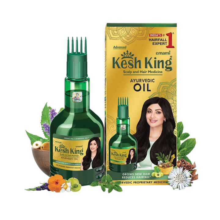 Kesh King Scalp And Hair Medicine Ayurvedic Oil - 300ml | كيش كينج زيت للفروة و الشعر - 300 مل