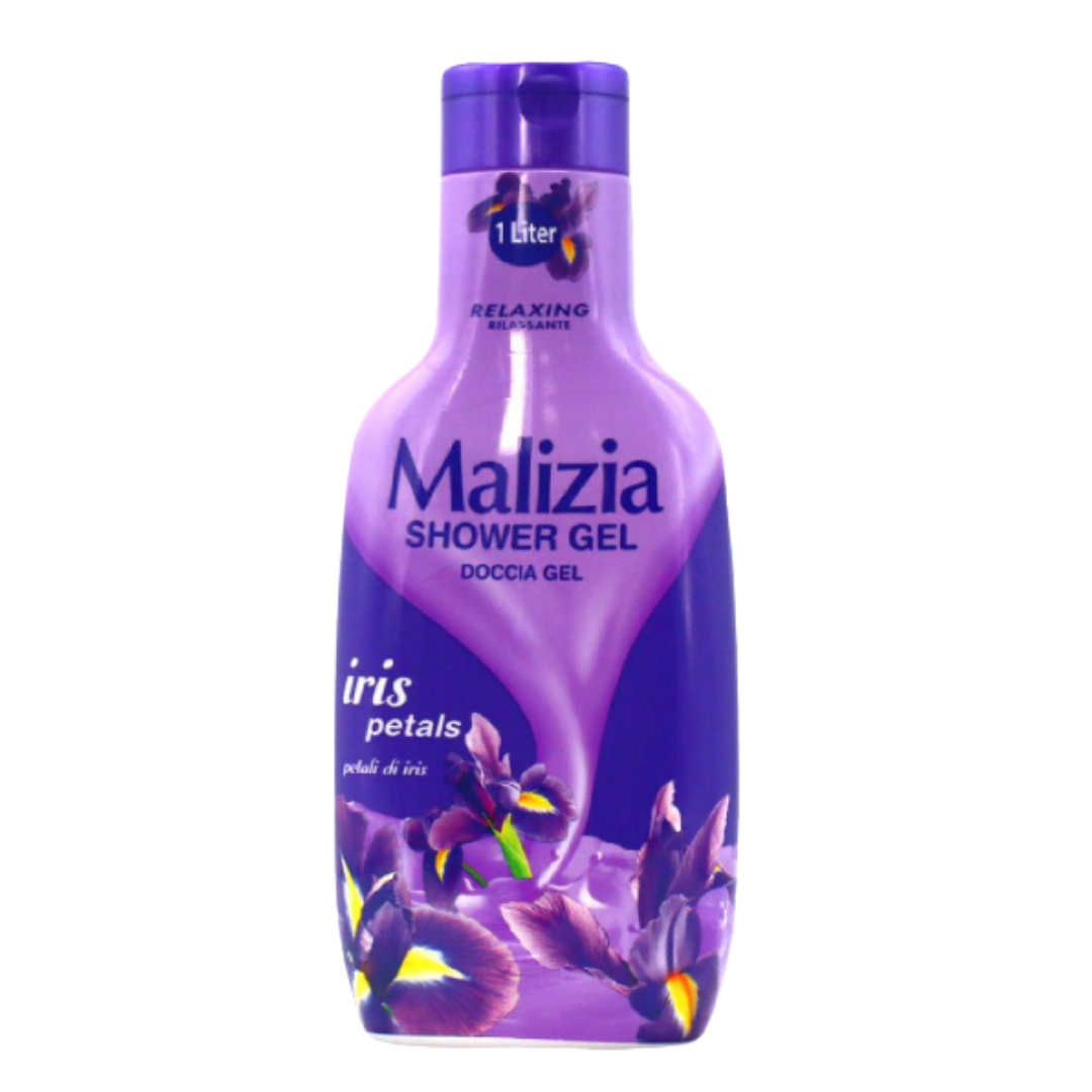 Malizia Iris Petals - 1000ml | ماليزيا شاور جل ببتلات السوسن - 1000 مل