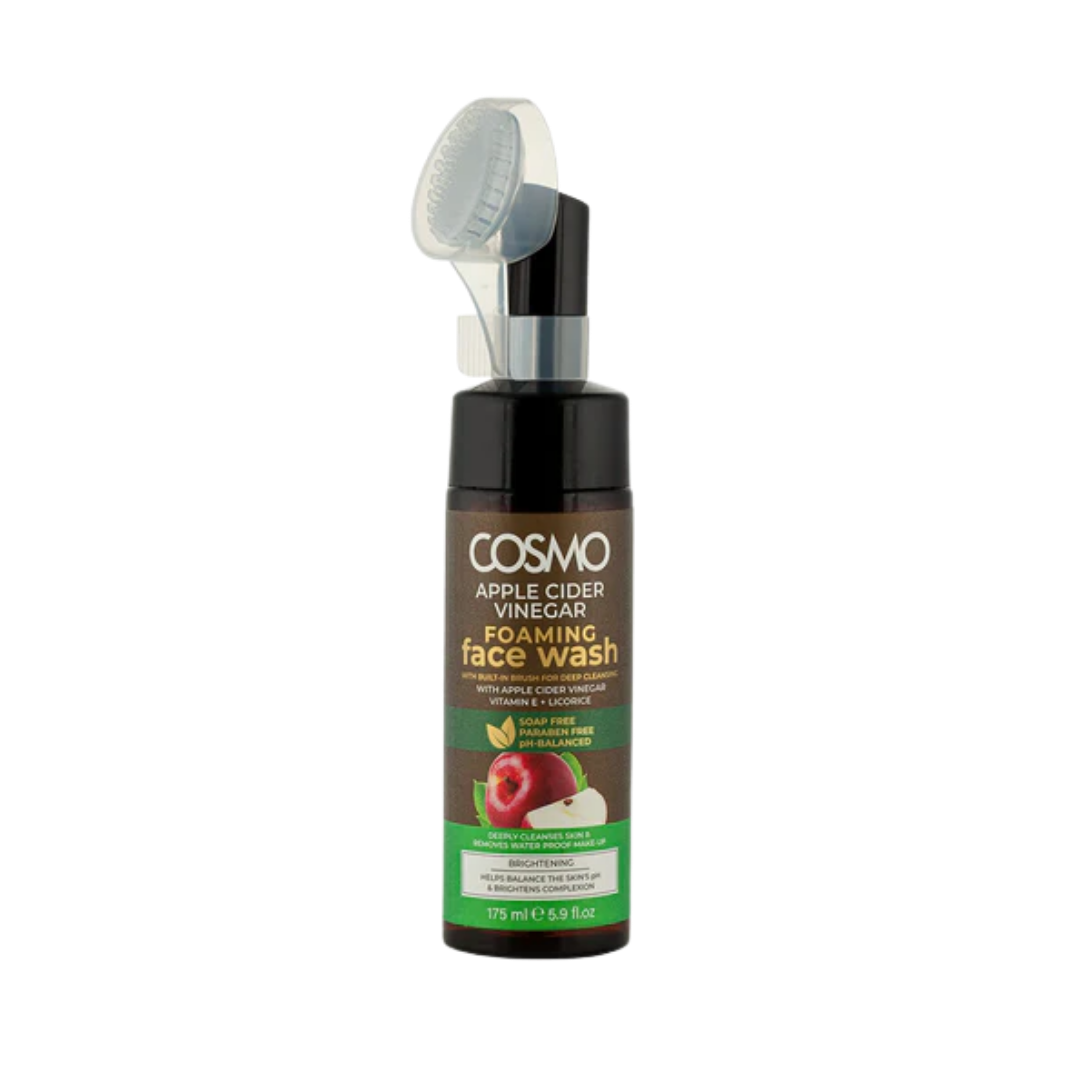 COSMO Foaming Face Wash Apple Cider Vinegar - 175ml | كوزمو غسول رغوي للوجه بخل التفاح - 175 مل