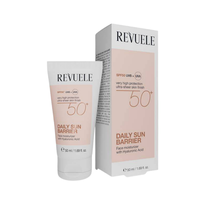REVUELE DAILY SUN BARRIER SPF 50+ - 50ml | ريفويل كريم واقي شمسي spf50+ - 50 مل