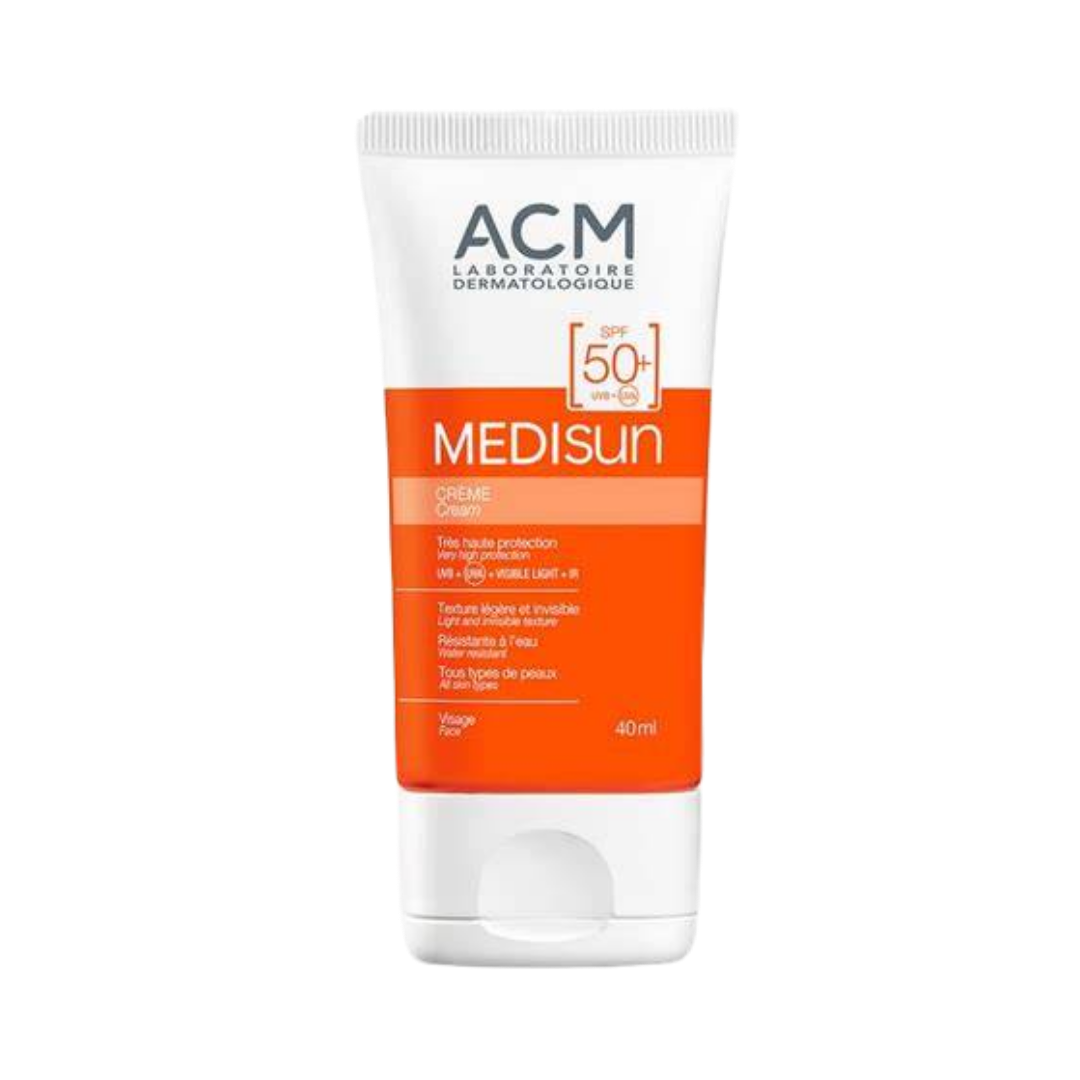 ACM Medisun Cream SPF 50 + Sunscreen Cream - 40ml | اي سي ام كريم واقي شمسي spf50+ - 40 مل