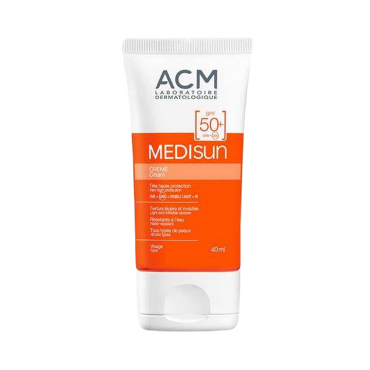 ACM Medisun Cream SPF 50 + Sunscreen Cream - 40ml | اي سي ام كريم واقي شمسي spf50+ - 40 مل