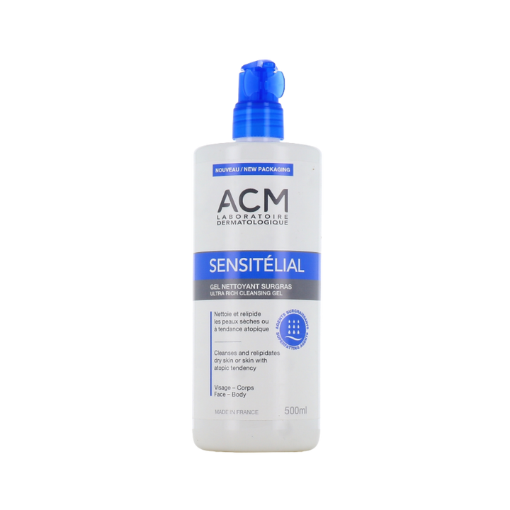 ACM Sensitelial Surgras Cleansing Gel - 500ml | اي سي ام غسول للوجه و الجسم - 500 مل