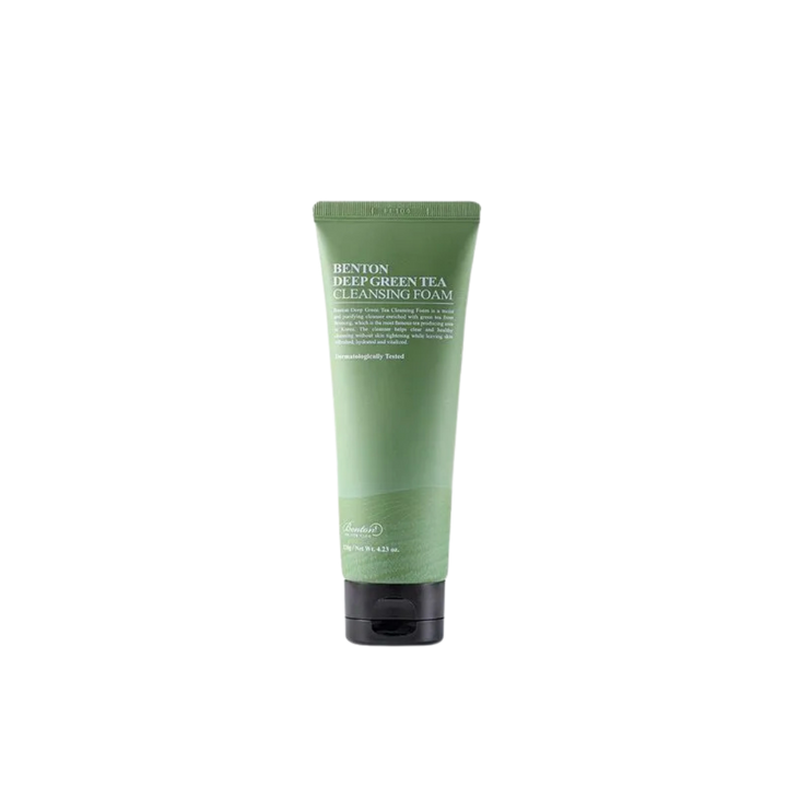 BENTON Deep Green Tea Cleansing Foam - 120g | بينتون غسول رغوي بشجرة الشاي الأخضر - 120 غرام