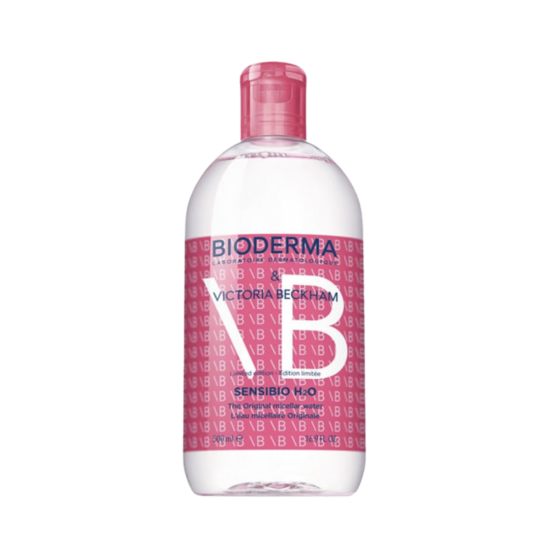 BIODERMA Victoria Beckham Limited Edition Sensibio H2o - 500ml | بيوديرما مزيل مكياج ميسيلار باصدار محدود - 500 مل