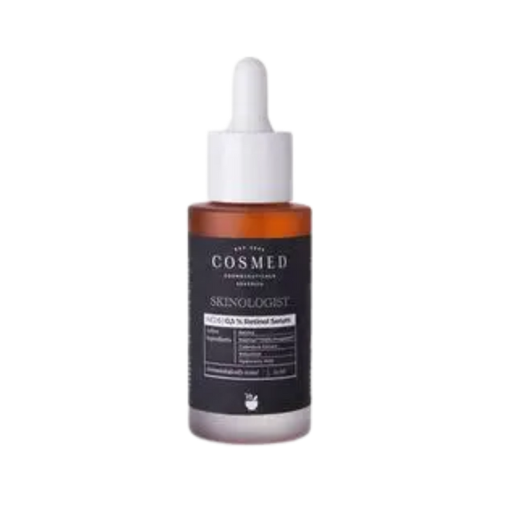 Cosmed Skinologist Serum Containing 0.5% Retinol & Peptide - 30ml | كوزميد سيروم الريتينول 0.5% و الببتيدات - 30 مل