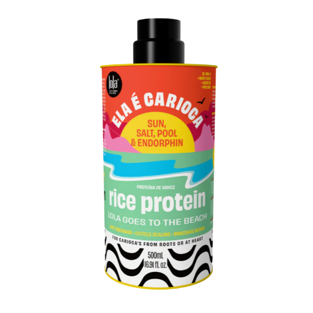 Lola from Rio Ela E Carioca Rich Protein Lola Gose to The Beach - 500ml | لولا فروم ريو شامبو للشعر الضعيف و التالف - 500 مل