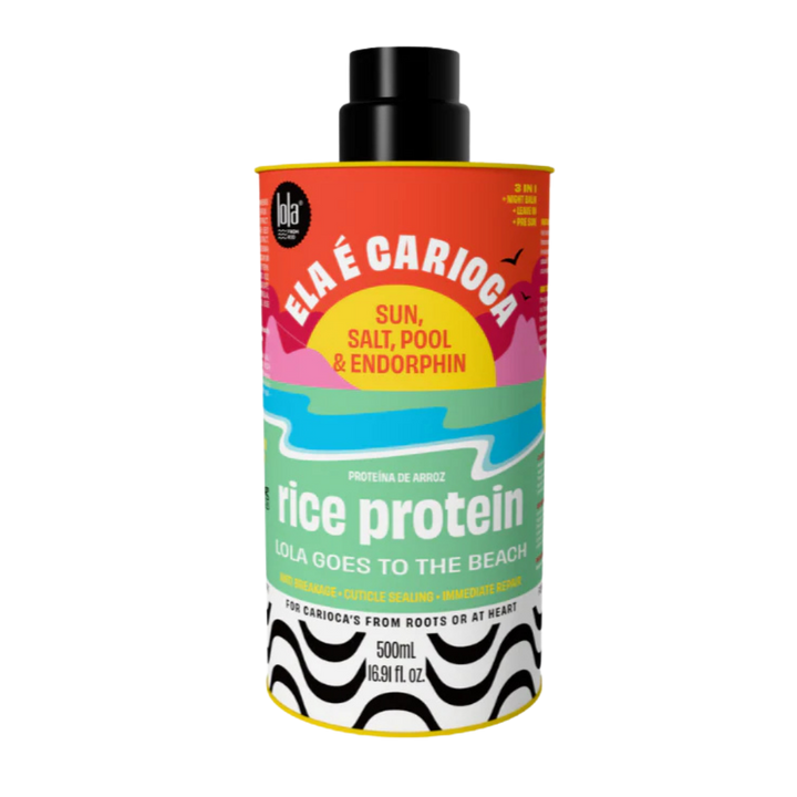 Lola from Rio Ela E Carioca Rich Protein Lola Gose to The Beach - 500ml | لولا فروم ريو شامبو للشعر الضعيف و التالف - 500 مل