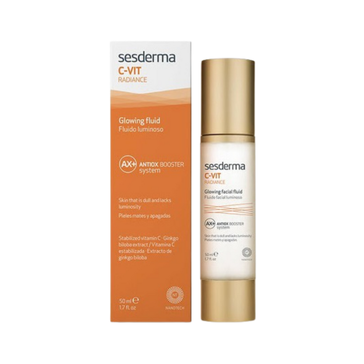 Sesderma C-Vit Glowing Facial Fluid - 50ml | سيسديرما سائل الوجه المتوهج سي فيت - 50 مل