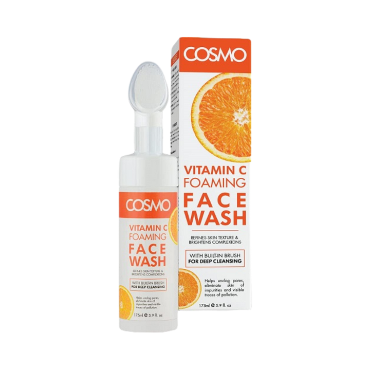 COSMO Vitamin C Foaming Face Wash - 175ml | كوزمو غسول رغوي للوجه بالفيتامين سي - 175 مل