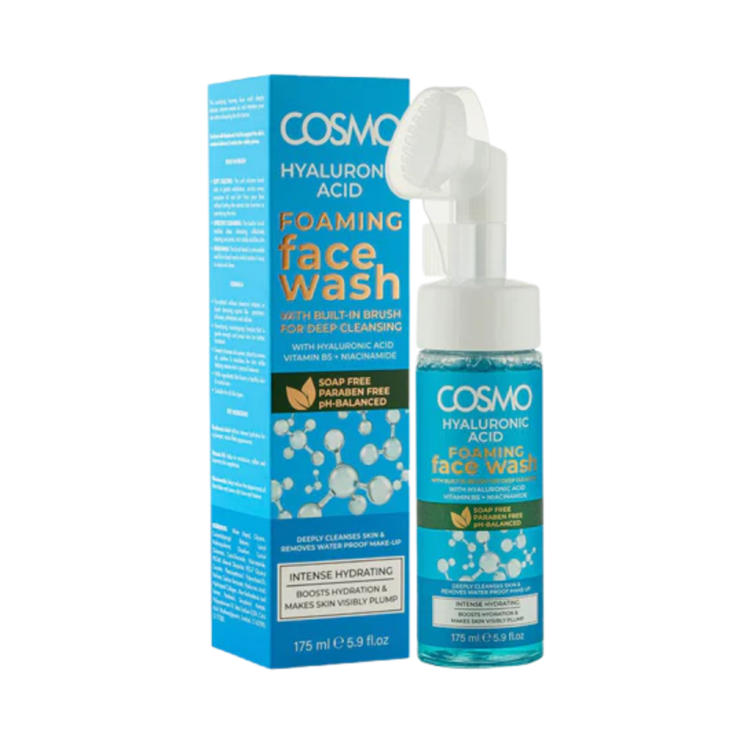 COSMO Hyaluronic Acid Foaming Face Wash - 175ml | كوزمو غسول للوجه يحمض الهيالورنيك - 175 مل
