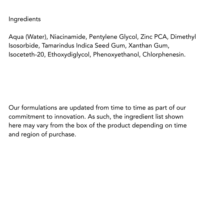 The Ordinary Niacinamide 10% + Zinc 1% - 30ml | ذا اورديناري سيروم نياسيناميد 10% + زنك 1% - 30 مل