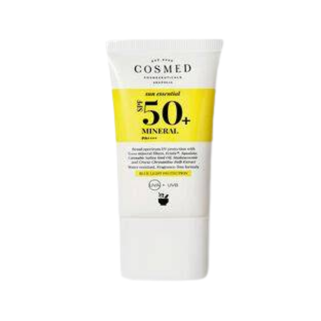 Cosmed Mineral Spf50 - 40ml | كوزميد واقي شمسي فيزيائي spf50+ - 40 مل