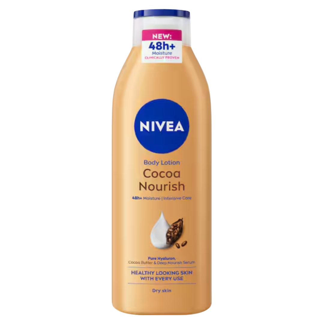 NIVEA Body Lotion Cocoa Nourish Dry Skin - 250 ml | لوشن جسم نيفيا كاكاو نوريش للبشرة الجافة – 250 مل