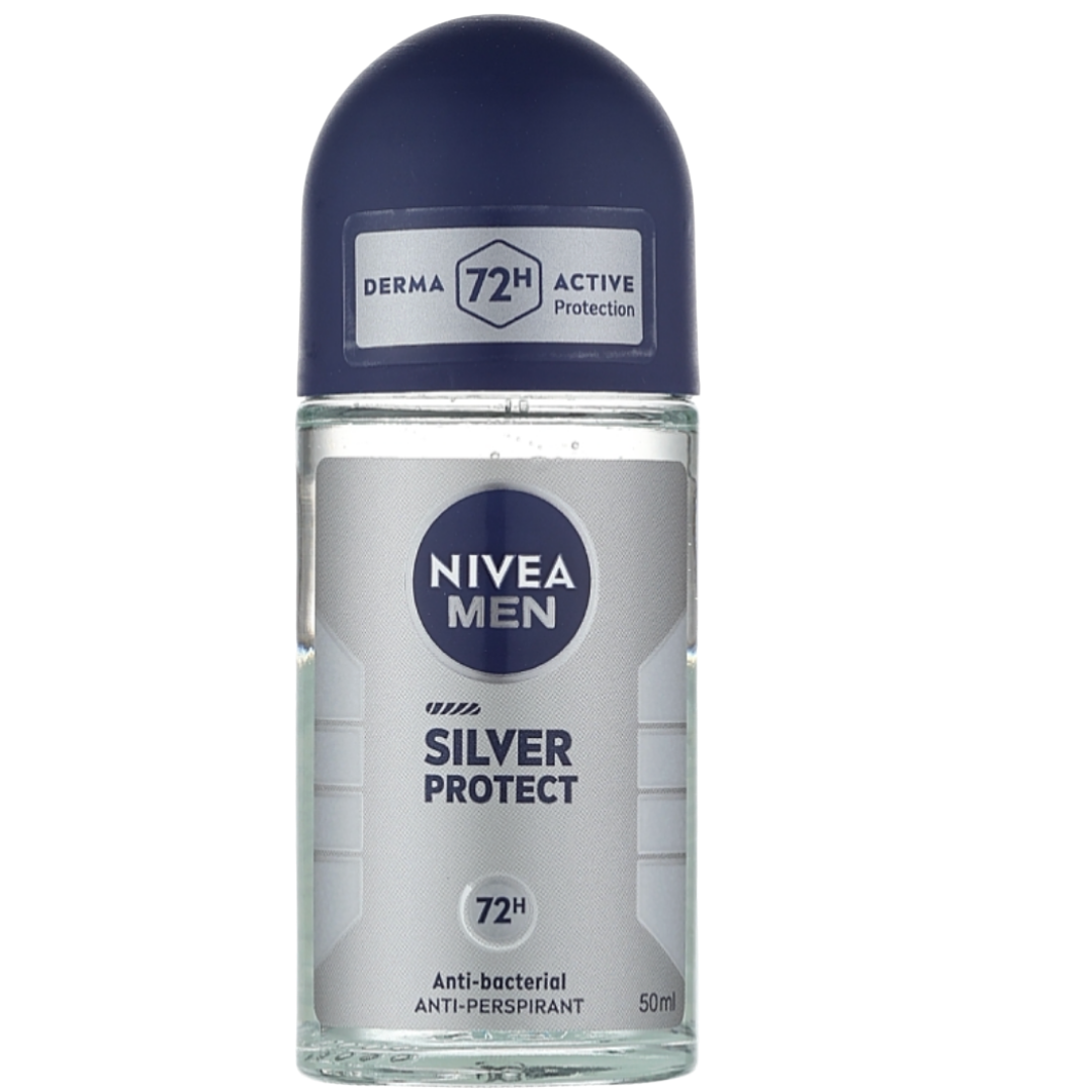 Nivea Silver Protect Deo Roll On 50 ml | مزيل عرق نيفيا سيلفر بروتيكت رول أون – 50 مل