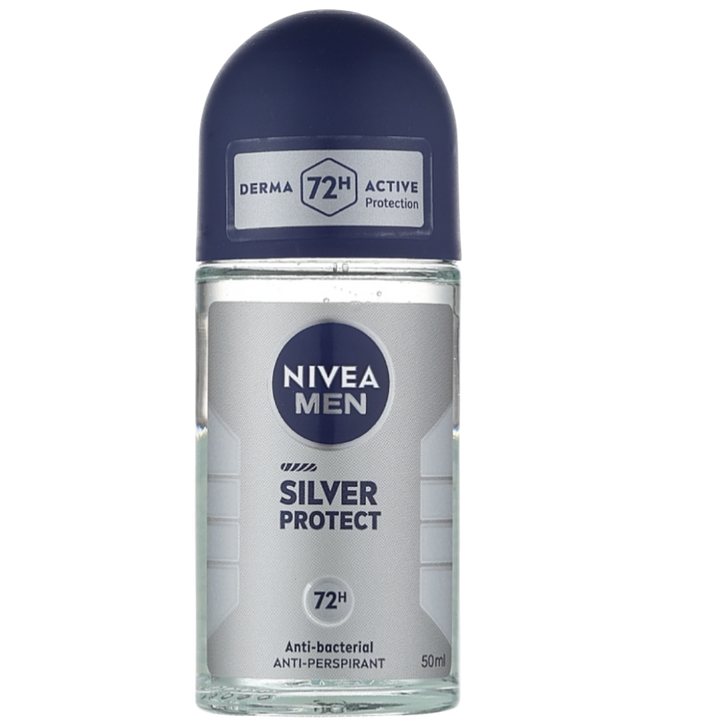 Nivea Silver Protect Deo Roll On 50 ml | مزيل عرق نيفيا سيلفر بروتيكت رول أون – 50 مل