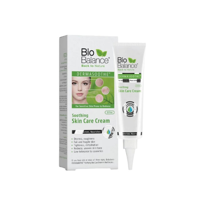 BIO BALANCE dermasoothe soothing skin care cream - 55 ml  | بايو بالانس كريم مهدئ و مرطب للبشرة الحساسة  معزز لحاجز البشرة - 55 مل