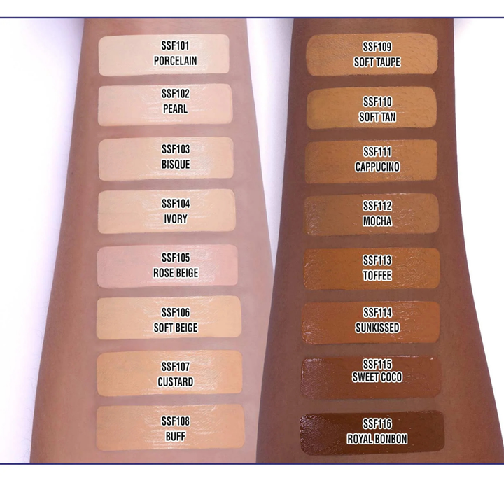 J. Cat SKINSURANCE MAX COVER SILKY FOUNDATION PORCELAIN - 30ml|  جي كات كريم اساس عالي التغطية -30مل