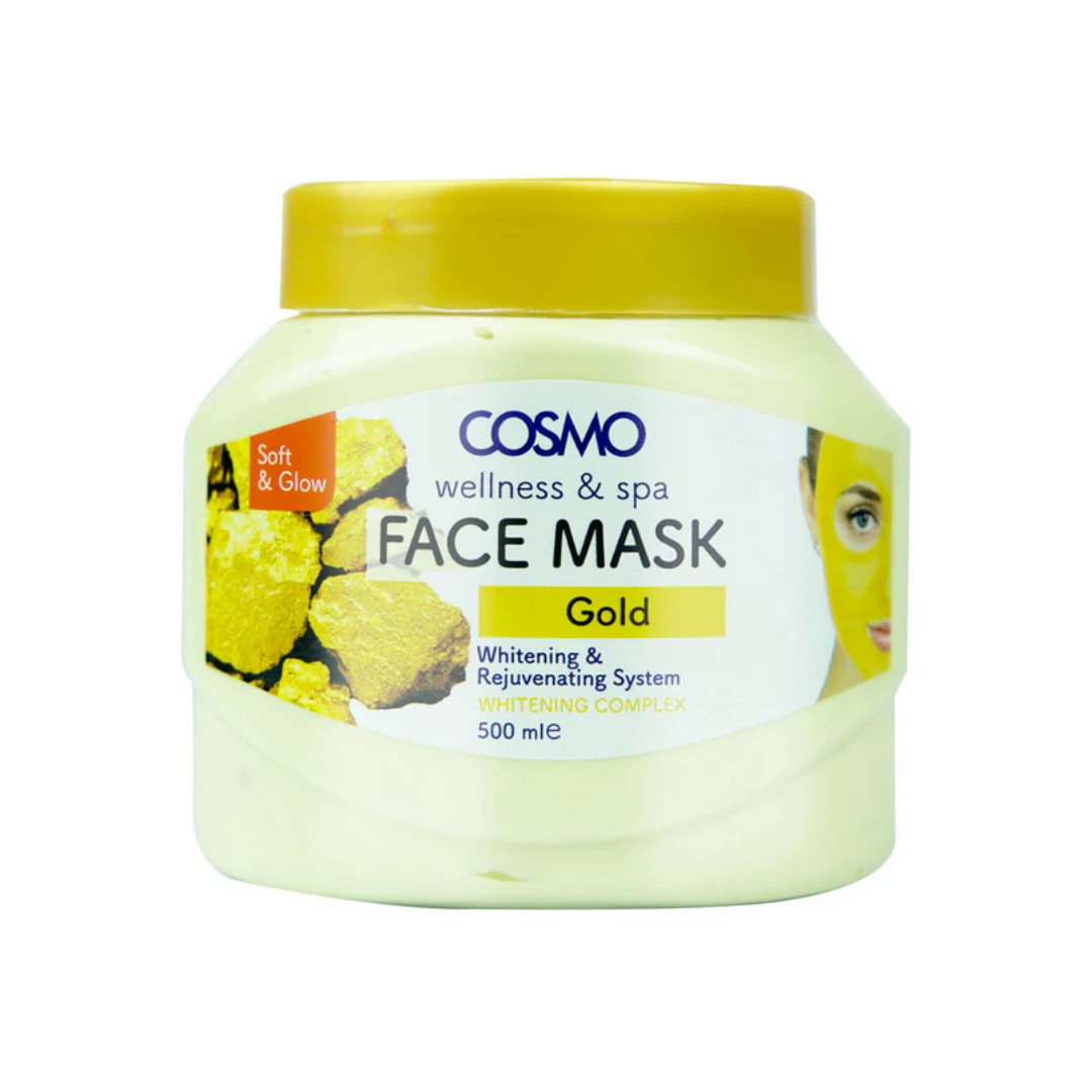COSMO Face Mask Gold - 500ml | كوزمو قناع الوجه بالذهب النقي - 500 مل