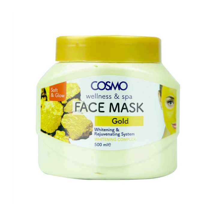 COSMO Face Mask Gold - 500ml | كوزمو قناع الوجه بالذهب النقي - 500 مل