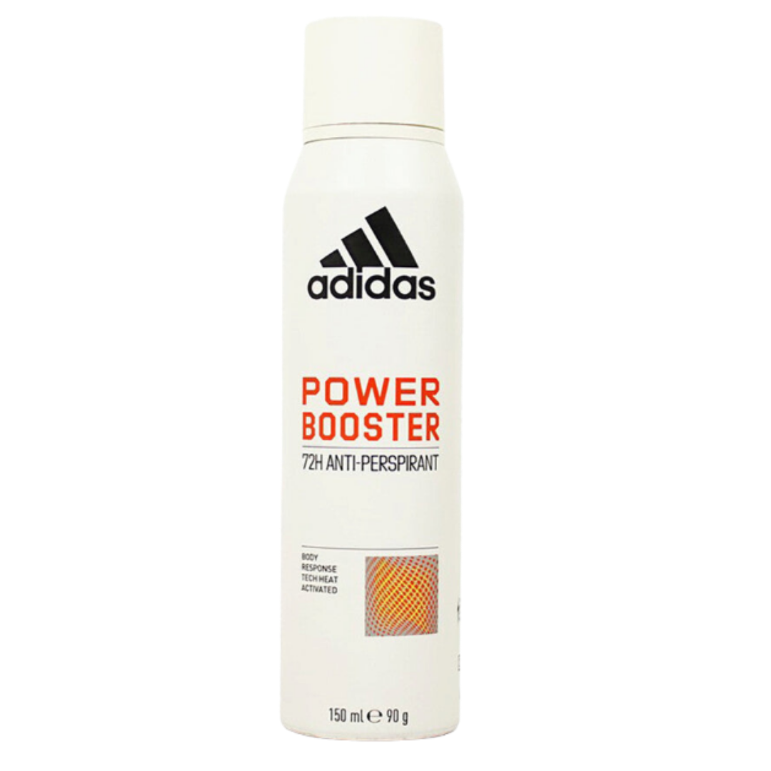 adidas Power Booster Deodorant & Body Spray - 150ml | اديداس بخاخ مزيل تعرق للرجال - 150 مل