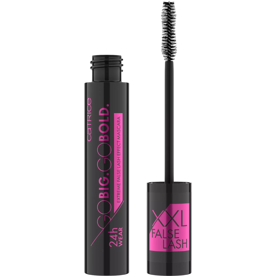Catrice Go Big. Go Bold. 24H Wear Extreme False Lash Effect Mascara | كاتريس ماسكارا ديب بلاك إكستريم فوليوم تدوم 24 ساعة