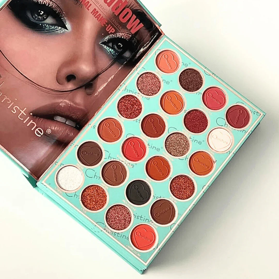 Christine Turquoise 5 in 1 Palette Notebook - 122g | كريستين باليت مكياج - 122 غرام
