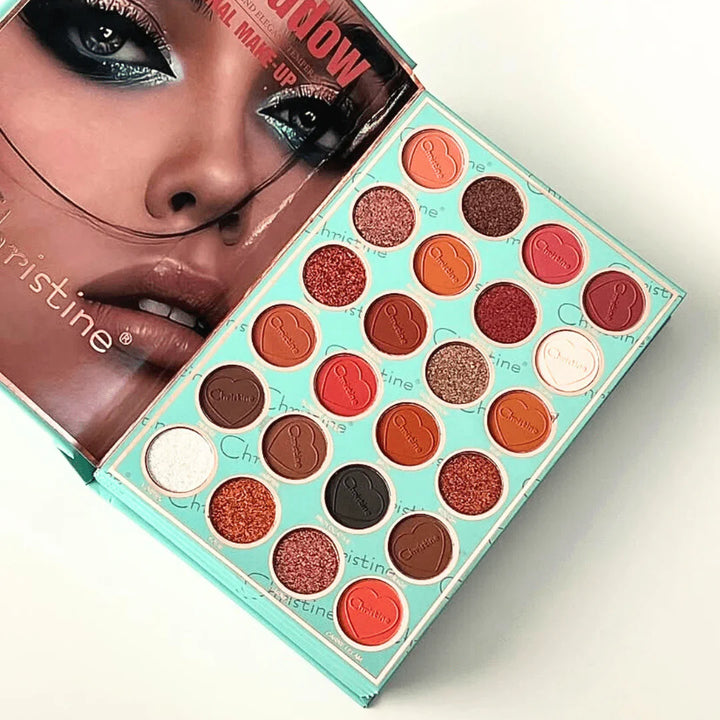 Christine Turquoise 5 in 1 Palette Notebook - 122g | كريستين باليت مكياج - 122 غرام