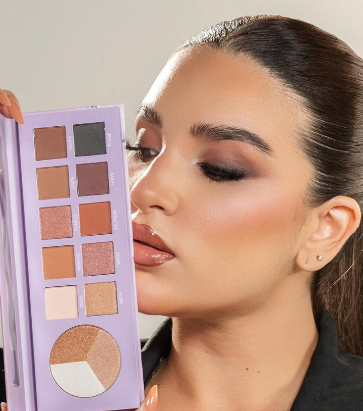 turquaz Noor Alazawi Eyes & face Palette - 20g | باليت مكياج العيون والوجه تيركواز – نور العزاوي – 20 غ