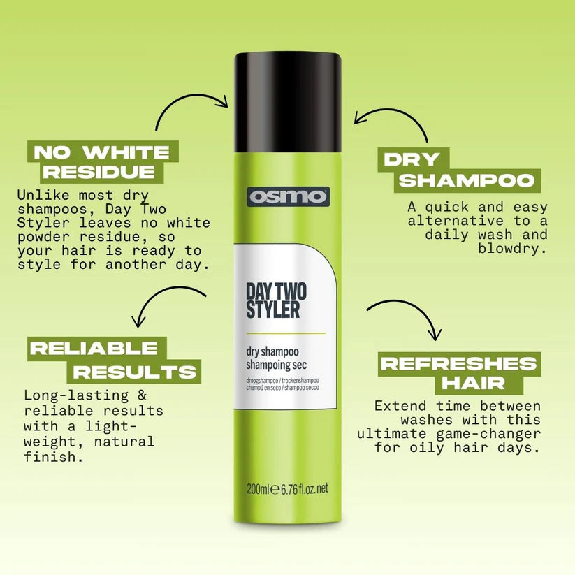 osmo Day Two Styler -  200ml | أوزمو شامبو جاف - 200 مل