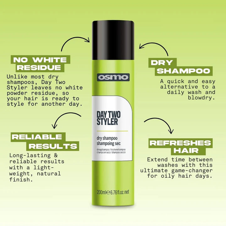osmo Day Two Styler -  200ml | أوزمو شامبو جاف - 200 مل