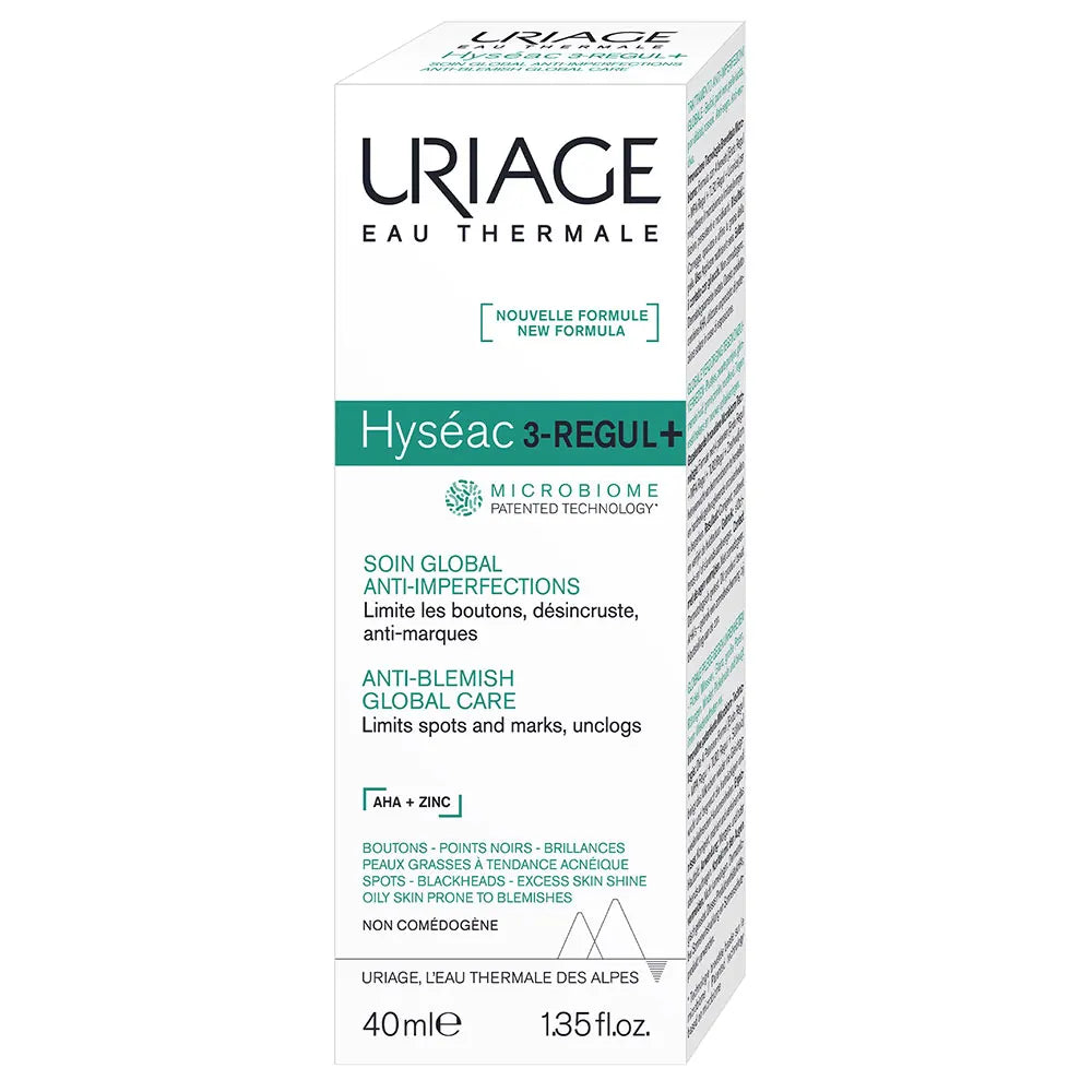 URIAGE Hyséac Anti-Blemish Global Care 3 Regul+ - 40ml | يورياج كريم مضاد للبقع - 40 مل