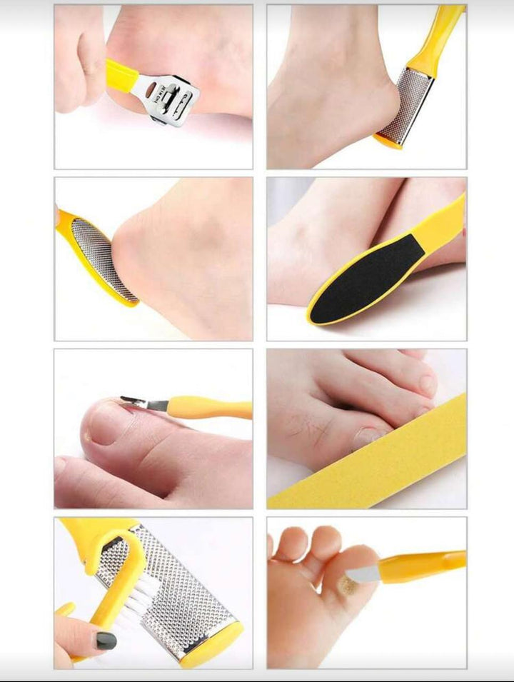 Tools & Cases Foot care tools, 9 pieces | أدوات العناية بالقدم، 9 قطع