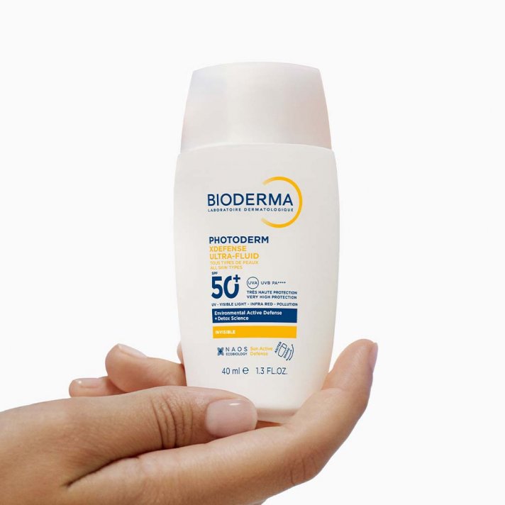 BIODERMA Photoderm XDefence Ultra-Fluid Invisible - 40ml | بيوديرما كريم واقي شمسي سائل خفيف على البشرة - 40 مل