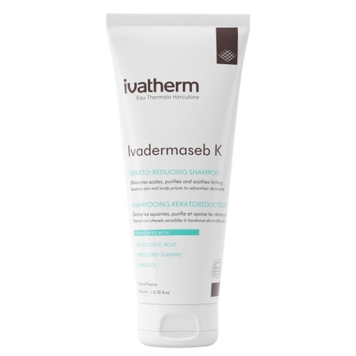 ivatherm Ivadermaseb  Kerato Reducing Shampoo - 200ml | ايفاثيرم شامبو كيراتو - 200 مل