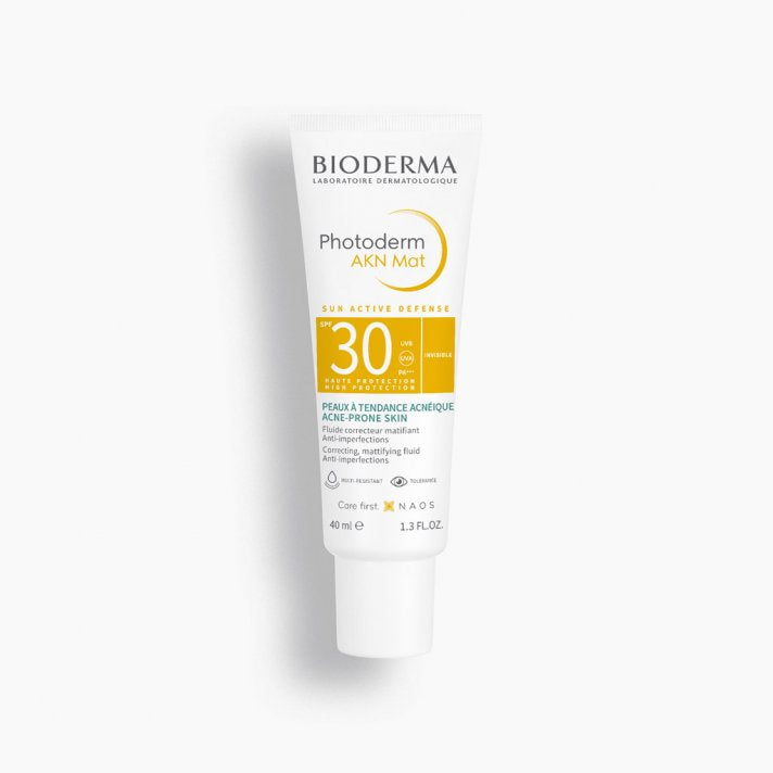 BIODERMA Photoderm AKN Mat SPF30 - 40ml | بيوديرما كريم واقي شمسي للبشرة الدهنية مات spf30 - 40 مل