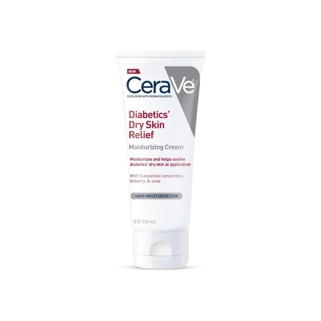 Cerave Moisturizing Cream for Diabetics’ Dry Skin - 236ml | سيرافي كريم مرطب للبشرة الجافة لمرضى السكر - 236 مل